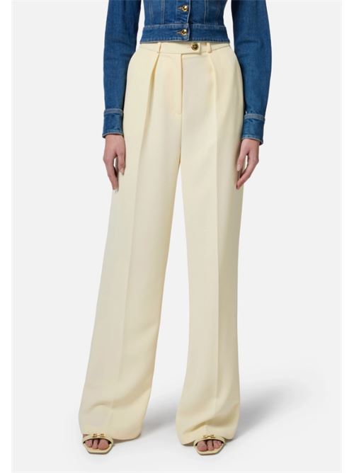 TROUSERS WITH GOLD BUTTONS ELISABETTA FRANCHI | PA06451E2DC7 lemonade